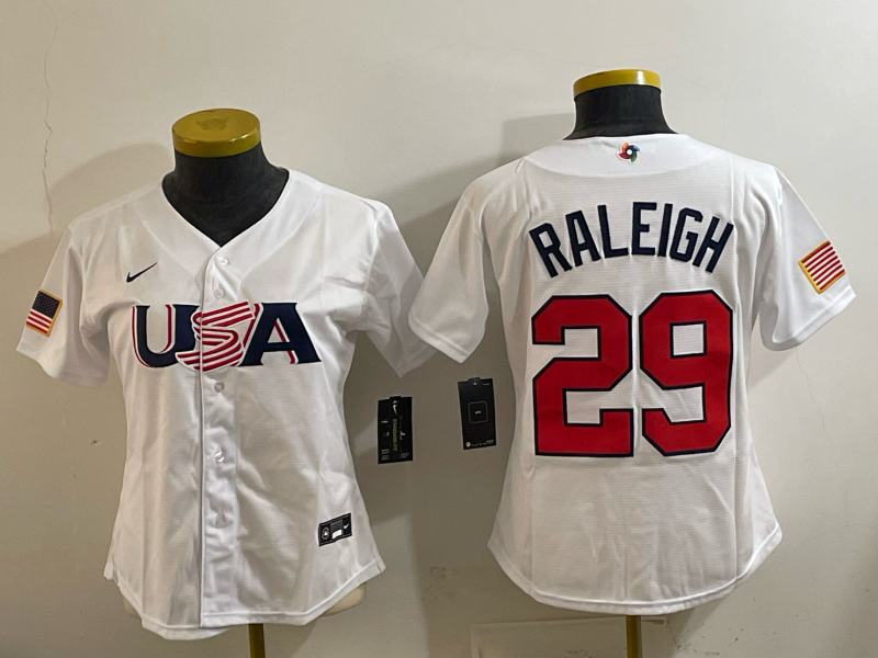 youth 2026 World cup white Nike MLB jersey 004
